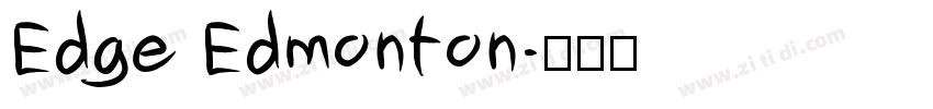 Edge Edmonton字体转换